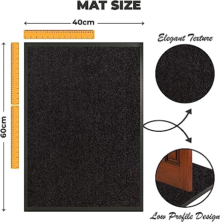 WC Bath Mat - Black